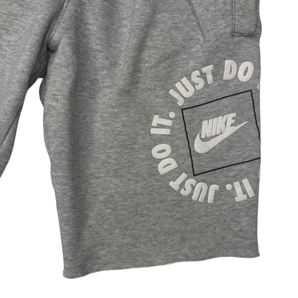 Nike Sweat Shorts Cutoff Boys Size Small Gray